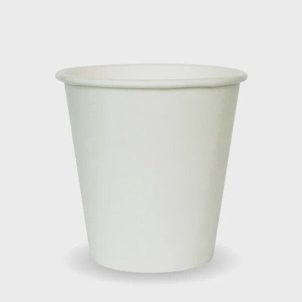 Cup Coffee (80mm) BioCup White SW 6oz | B