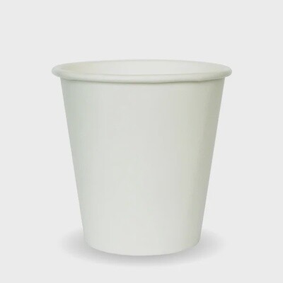 Cup Coffee (80mm) BioCup White SW 6oz | B