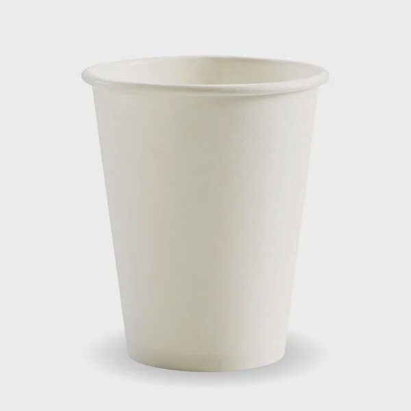 Cup Coffee (80mm) BioCup White SW 8oz| B