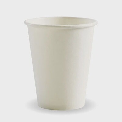 Cup Coffee (80mm) BioCup White SW 8oz| B