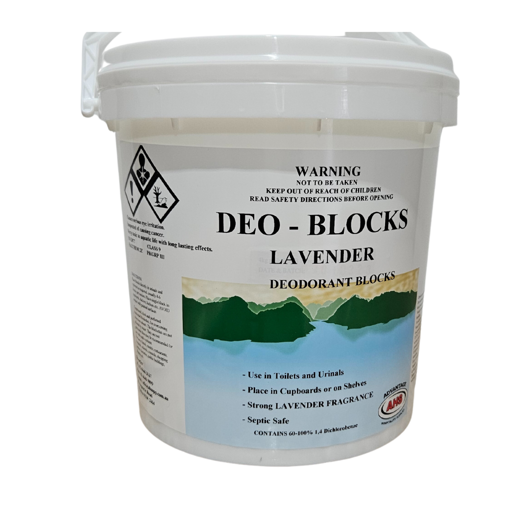 Deo-Blocks Urinal Blocks Lavendar | AHS, Volume: 4kg