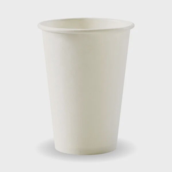 Cup Coffee (80mm) BioCup White SW 10oz | B *