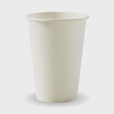 Cup Coffee (80mm) BioCup White SW 10oz | B *