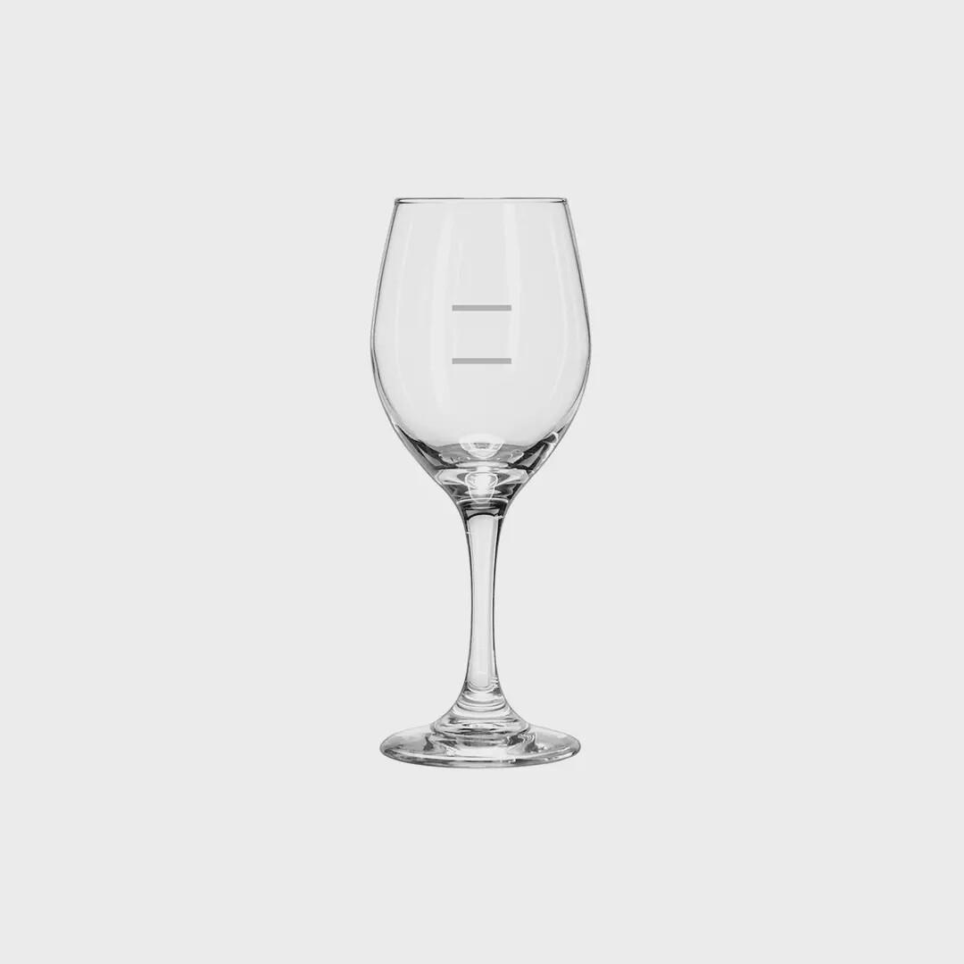 Glass Wine Perception (325ml) w Double Pour Line (150ml/250ml) | T / Carton (12)