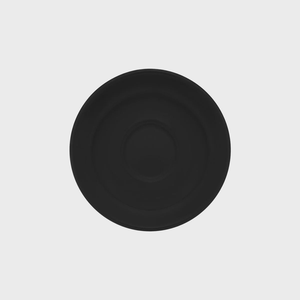 Crockery Brew Universal Saucer (142ml) | TO, Colour: Smoke Matt Gloss, Size: Carton (6)