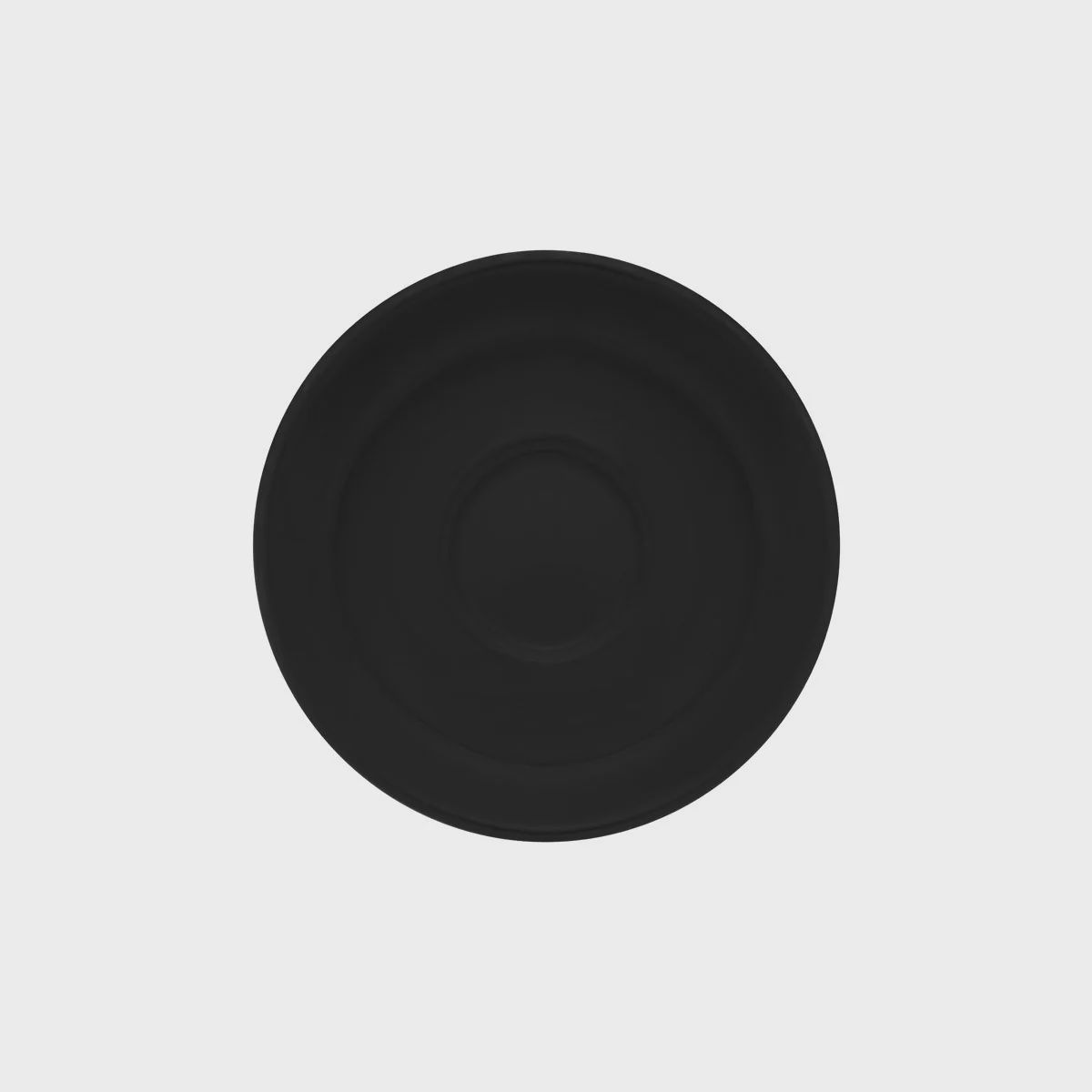 Crockery Brew Universal Saucer (142ml) | TO, Colour: Smoke Matt Gloss, Size: Carton (6)