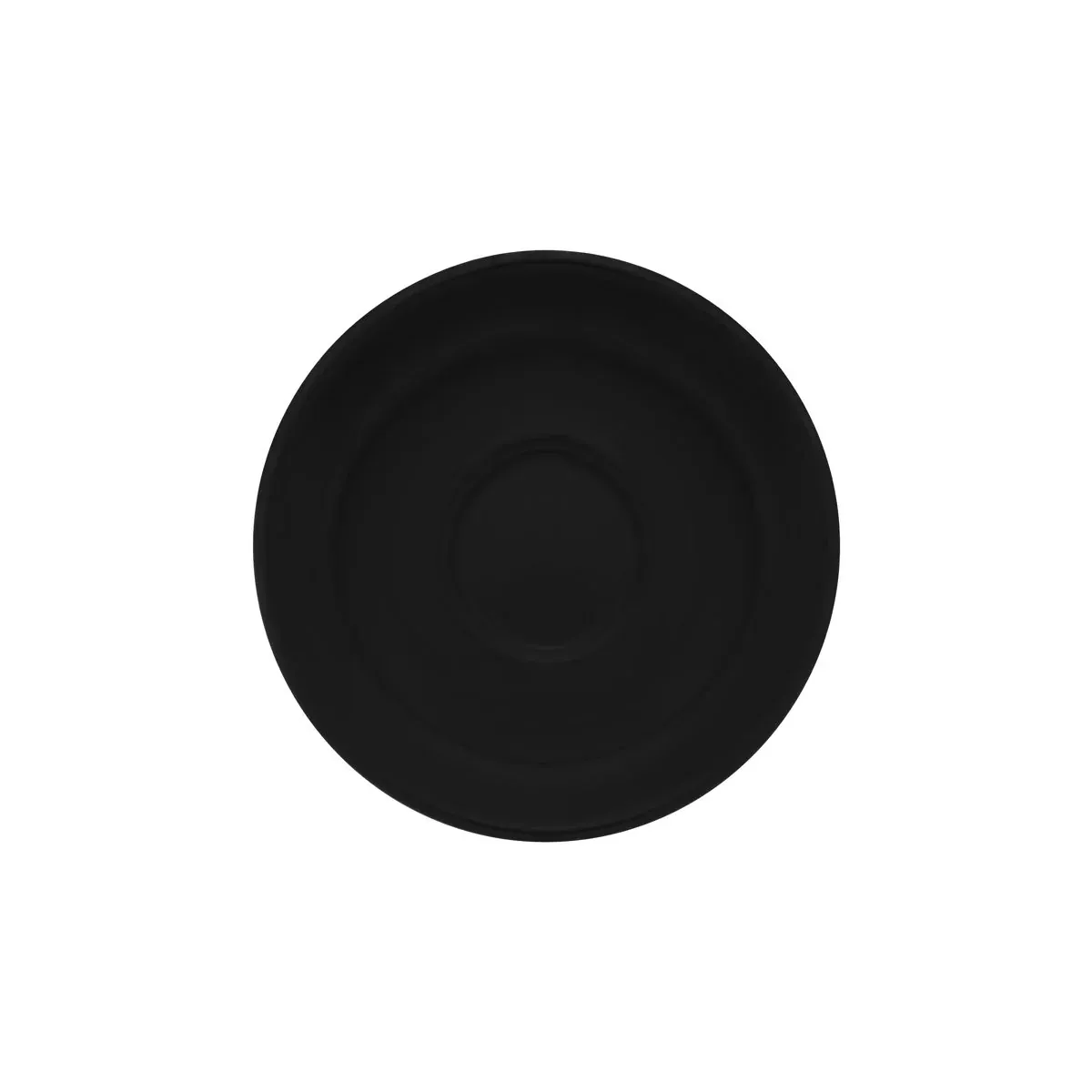 Crockery Brew Universal Saucer (142ml) | TO, Colour: Smoke Matt Gloss, Size: Carton (6)