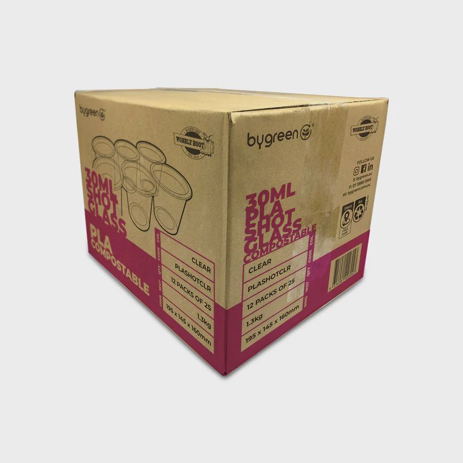 Plastic Shot Glass 30ml (PLA) | B, Size: Carton (300)