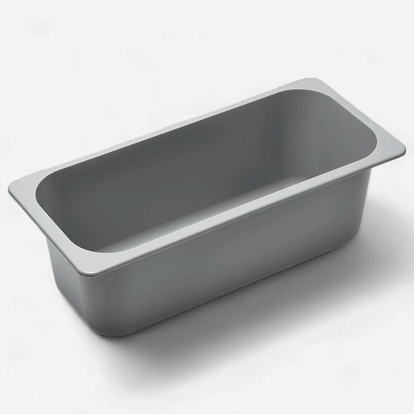 Container Plastic Gelato and Ice Cream 5L Grey | B