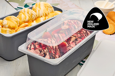 Container Plastic Gelato and Ice Cream 5L Grey | B