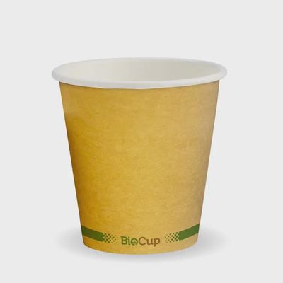 Cup Coffee (80mm) Green Stripe SW 6oz | B