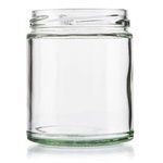 Glass Jar 270ml with Lid (70mm) Black | P / Carton (24)