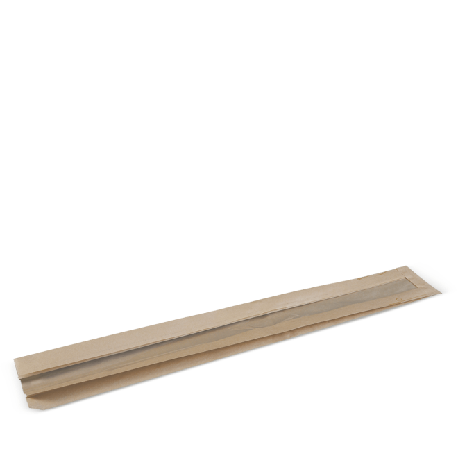 Bag Paper Window Brown French Stick (710x100 + 60mm) | P / Pack (500)