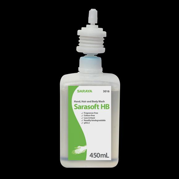 Hand, Hair and Body Wash 450ml (Sarasoft) | S