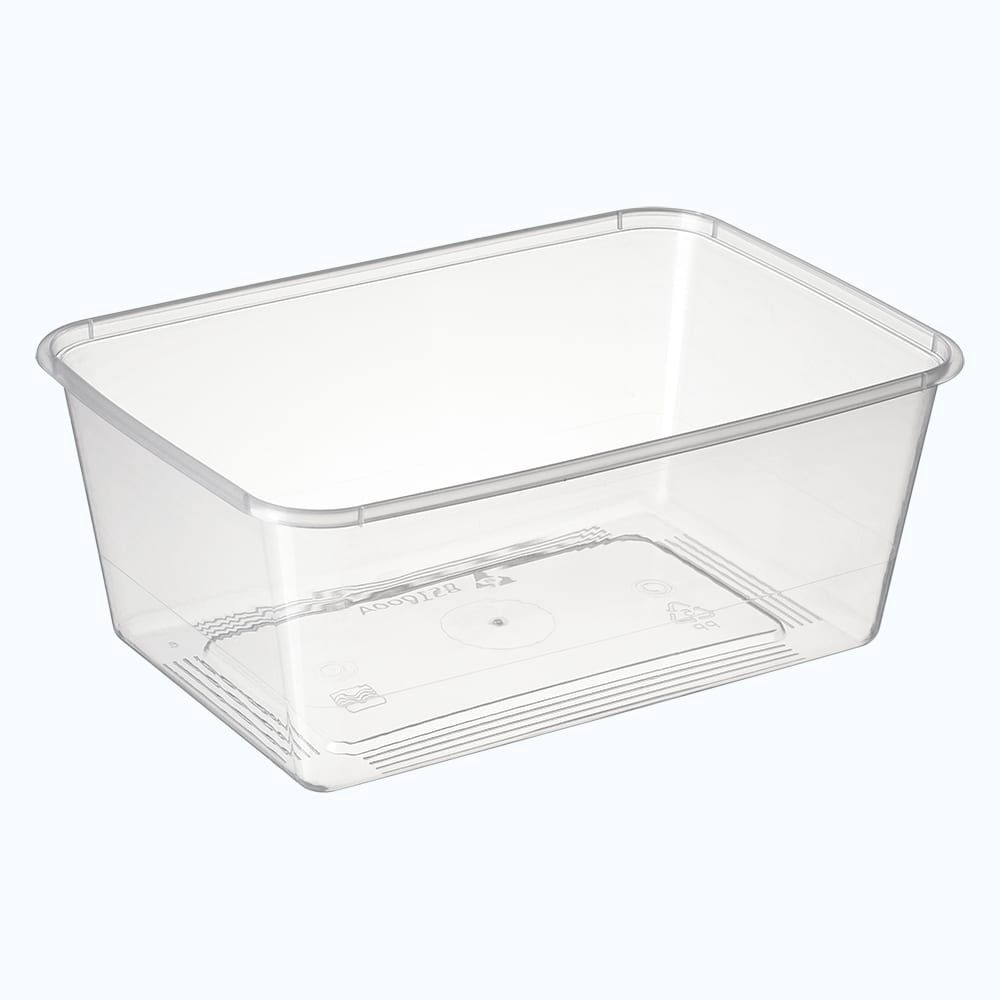 Container Rectangle Plastic 1,000ml / 34oz | B