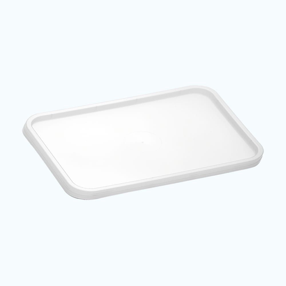Container Rectangle Plastic Freezer Flat Lid | B