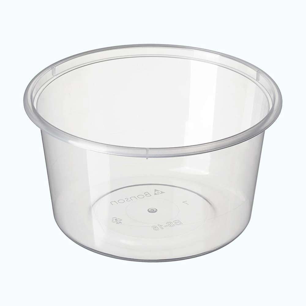 Container Round Plastic BS-16 (440ml) | B