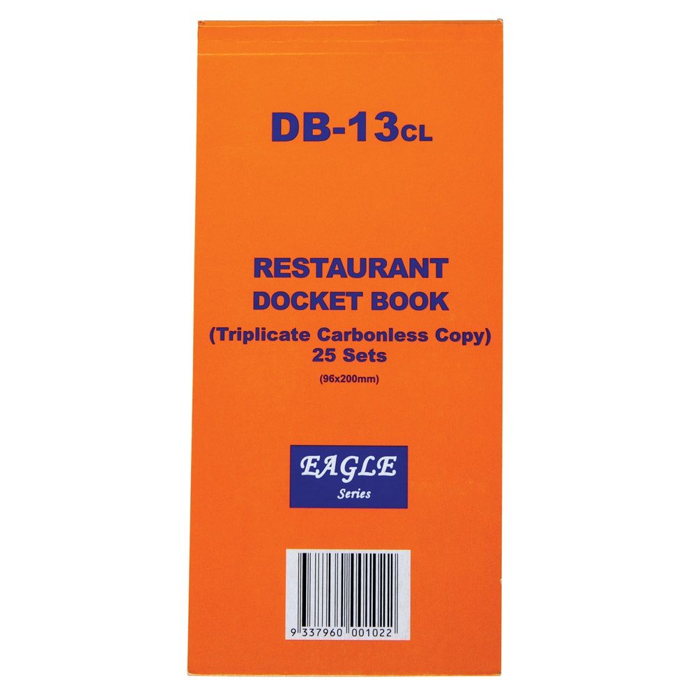 Docket Book Triplicate Long (DB-13) Carbonless | B