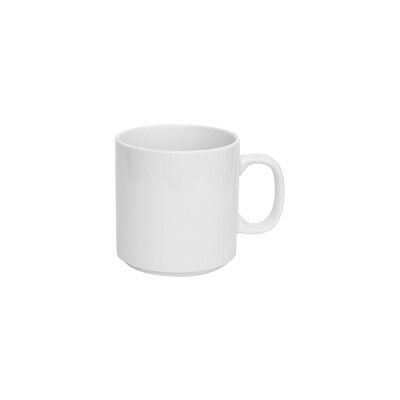 Crockery Bistro White Mug (310ml) Stackable | T