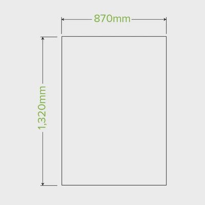 Garbage Bag 120L Bioplastic (Compostable) | B / Carton (144)
