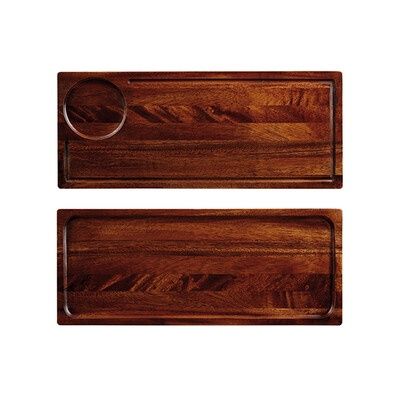 Board Wooden Deli with Grooves (400x165mm) | T