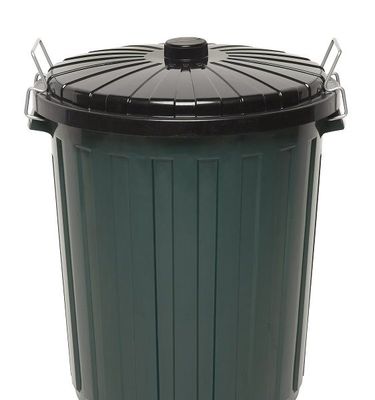 Bin 73L Green with Lid | E