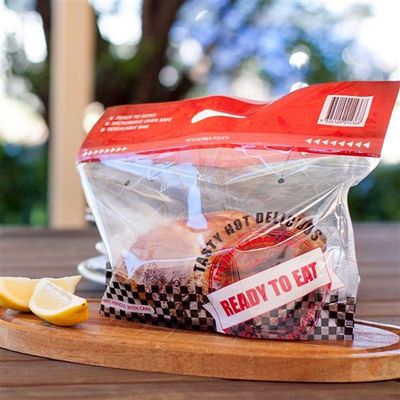 Bag Plastic BBQ Chicken Resealable (310x233x130mm) | E