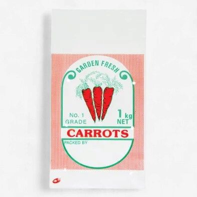 Bag Plastic Vented Carrot Bag (1kg) | P