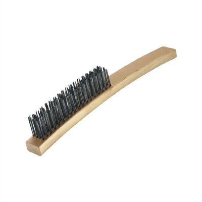 Grill Brush with Wooden Handle (4 Row) | H