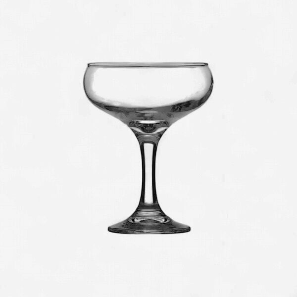 Glass Champagne Saucer Crysta III 270ml | T / Carton (24)