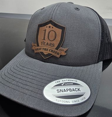 BEAT THE CREEK 10 Year Anniversary Hats