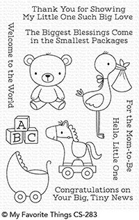 My favorite things HELLO, LITTLE ONE Clear Stamp Set