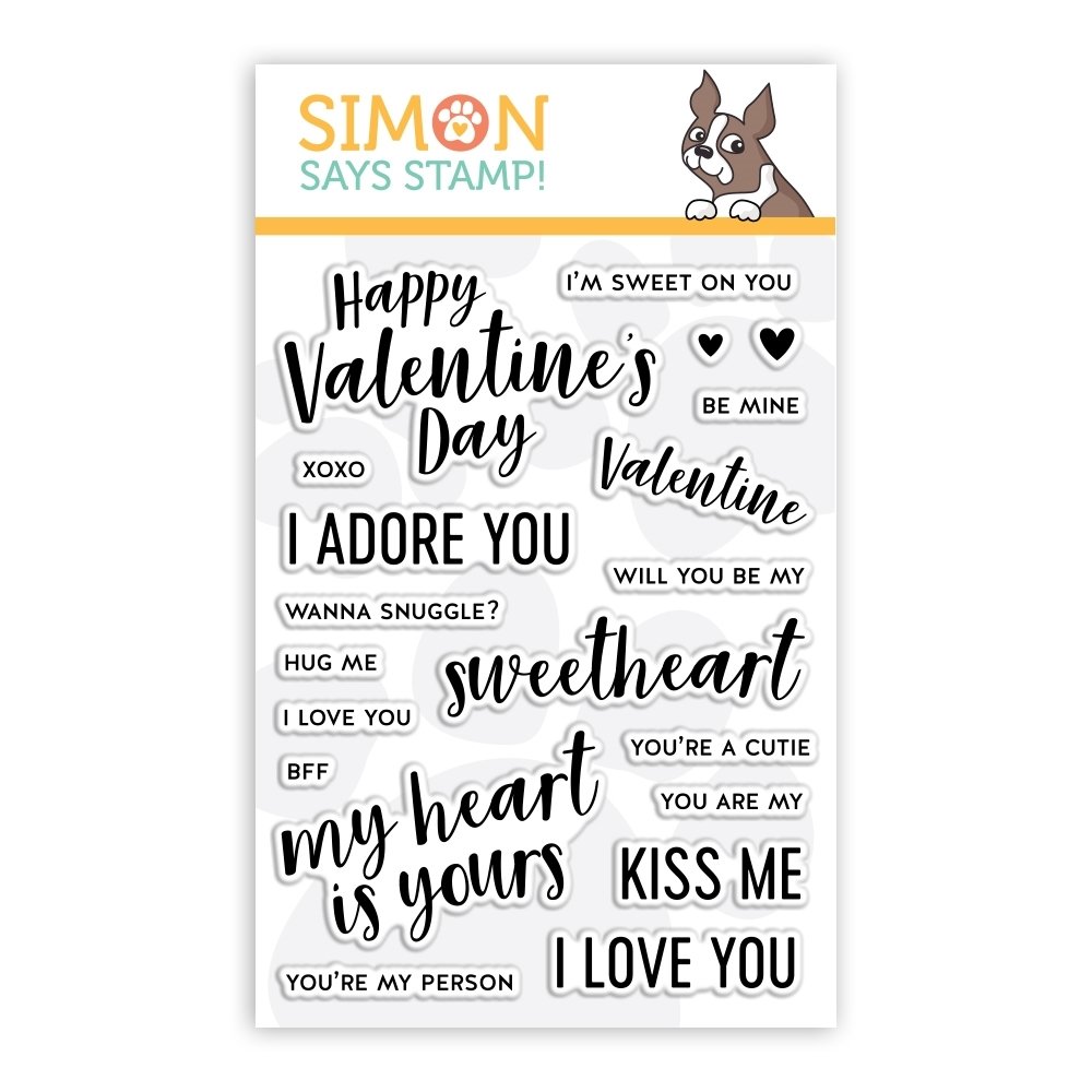 Simon Says Stamp LOVE NOTES Clear Stamp