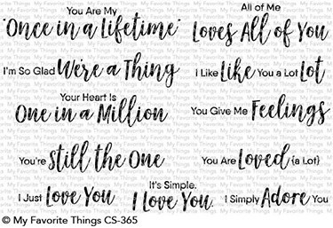 My favorite things SWEET NOTHINGS Clear Stamp Set