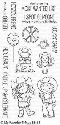 My favorite things SADDLE UP &amp; CELEBRATE Clear Stamp Set