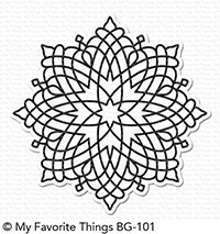 My favorite things CAPTIVITING MANDALA BACKGROUND Stamp