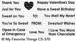 My favorite things SWEET CELEBRATIONS Clear Stamp Set