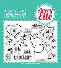 Avery Elle ELLIE Clear Stamp Set