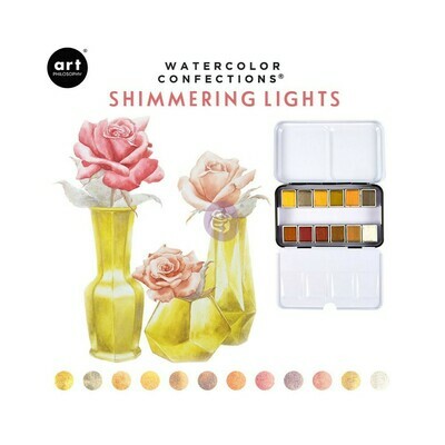 Prima Marketing SHIMMERING LIGHTS Watercolor Confections Pans in Box