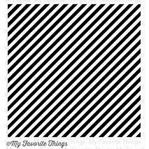 My Favorite Things BOLD DIAGONAL STRIPES BACKGROUND Stamp