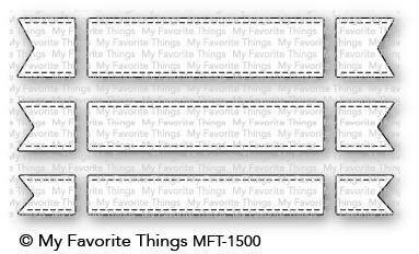 My Favorite Things FISHTAIL FLAG TRIO Die-namics Die Set