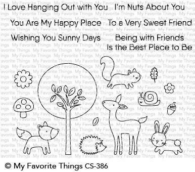 My Favorite Things SWEET SPRING FRIENDS Clear Stamp Set