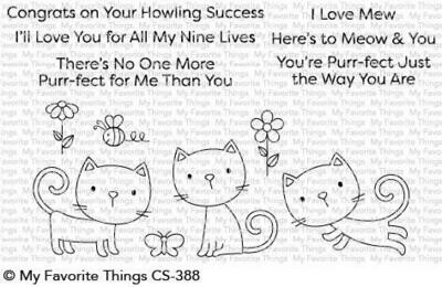 My Favorite Things PURR-FECT Clear Stamp Set