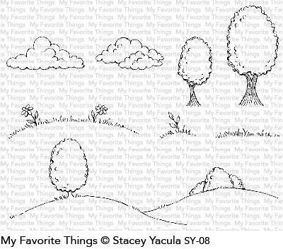 My Favorite Things SCENE BUILDER Clear Stamp Set