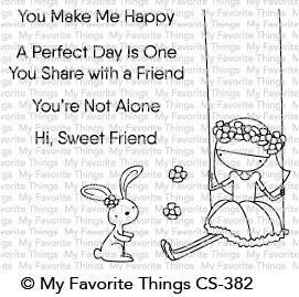 My Favorite Things SWEET FRIENDS Clear Stamp Set
