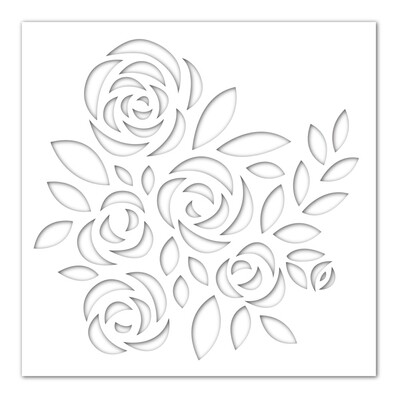Simon Says Stamp BOUQUET OF ROSES Stencil