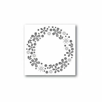 Simon Says Stamp FLORAL SPARKLE WREATH Die