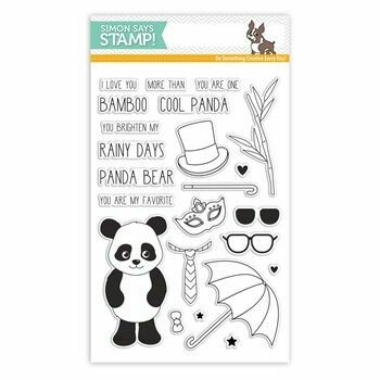 Simon Says Stamp COOL PANDA Clear Stamp Set