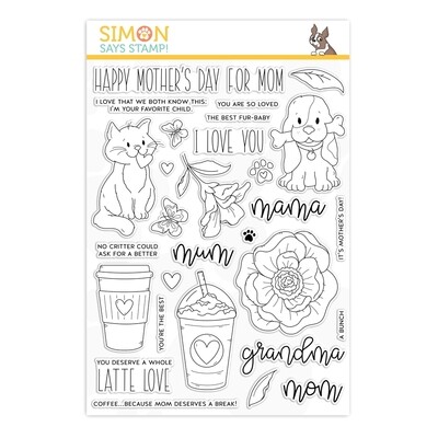 Simon Says Stamp FOR ALL MOMS Clear Stamp Set