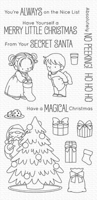 My Favorite Things SECRET SANTA Clear Stamp Set